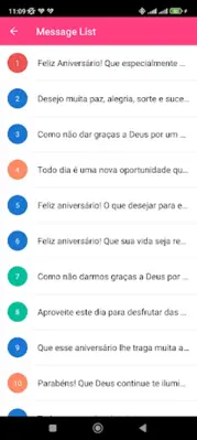 Feliz Aniversário android App screenshot 4